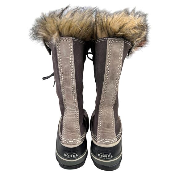 Sorel Women’s Joan Of Arctic Brown Suede Winter Boot Size US 6 - Picture 8 of 10